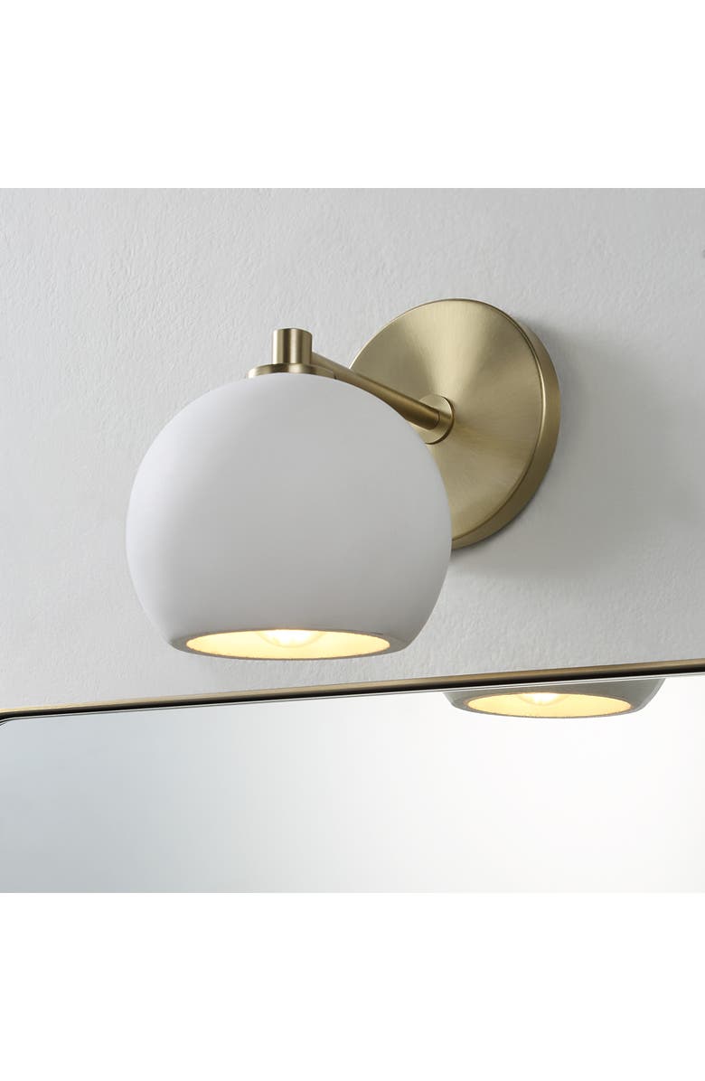 Renwil Cela Wall Sconce, Alternate, color, White