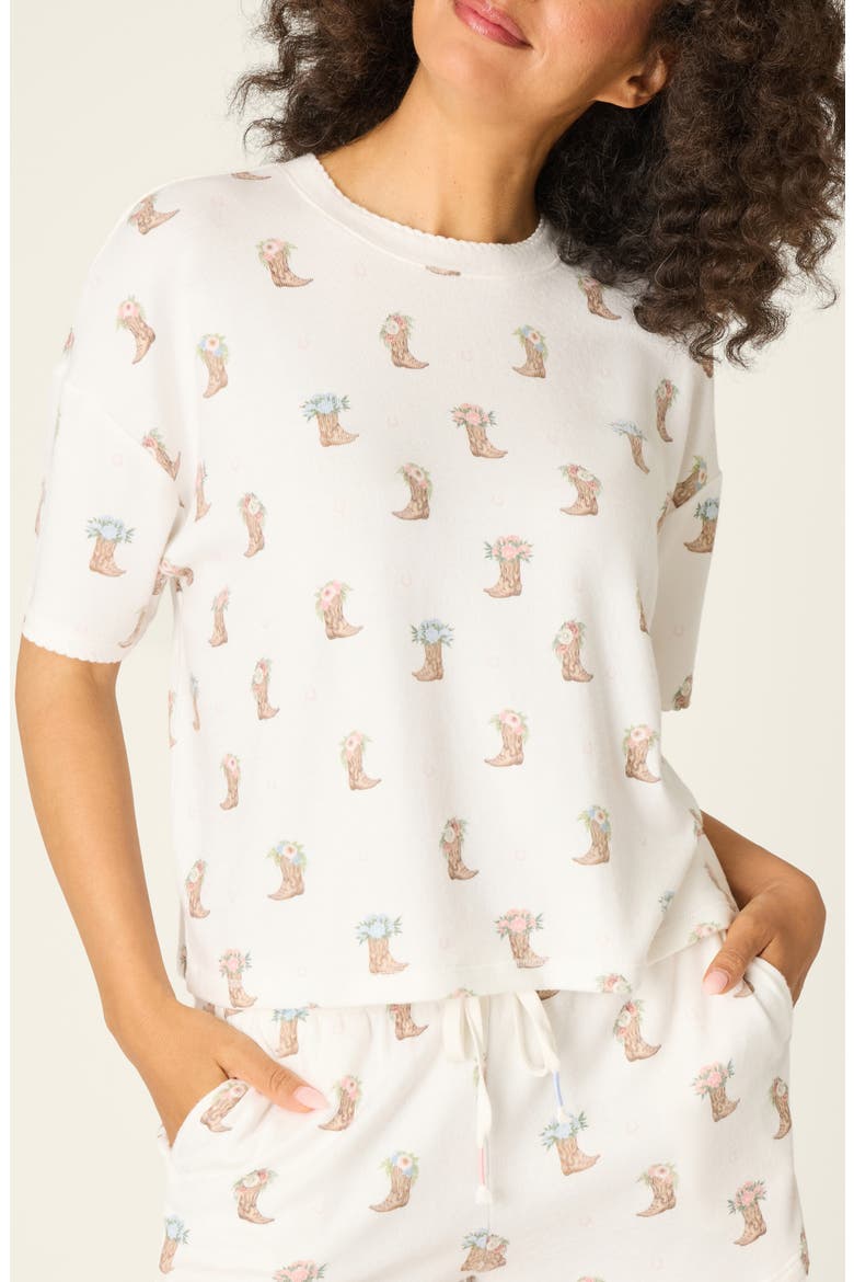 Western Bloom T-Shirt, Main, color, IVORY