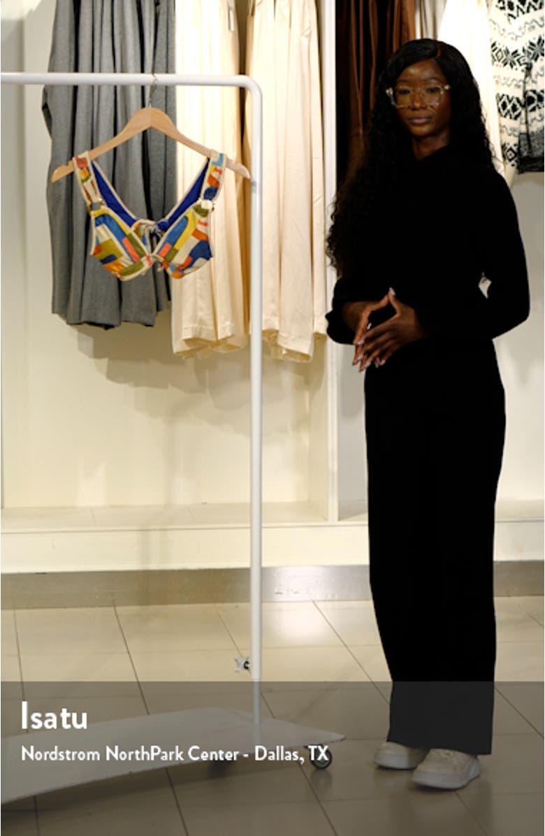 Midcentury Metallic Bikini Top, sales video thumbnail