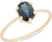 Bony Levy London Blue Topaz Stackable Ring