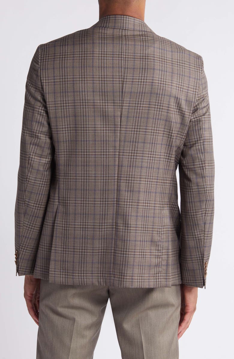 BOSS Hutson Plaid Virgin Wool Sport Coat, Alternate, color,