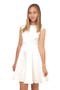 Kids' Cap Sleeve Satin Dress