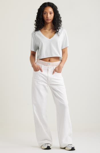 Mid Rise Baggy Jeans