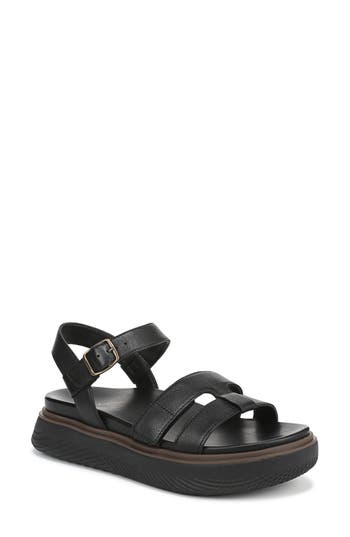Vionic Solana Platform Sandal In Black