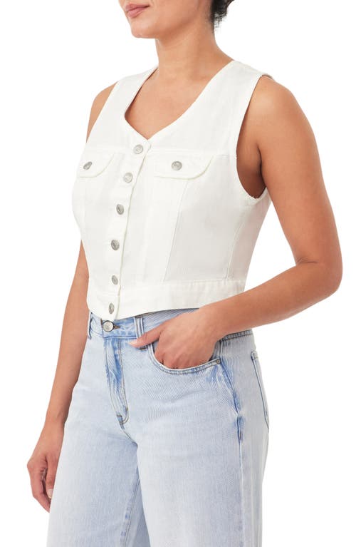 Kensie The Drapey Vest In White