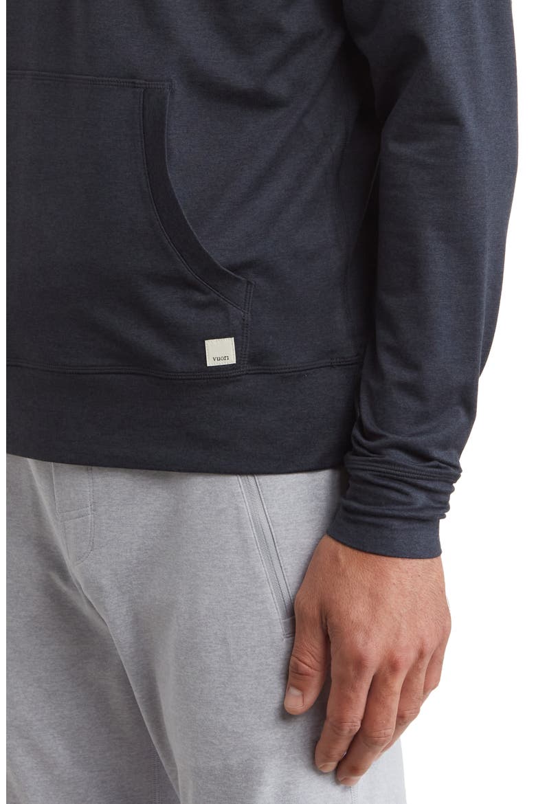 Ponto Performance Half Zip Hoodie, Alternate, color, MIDNIGHT HEATHER