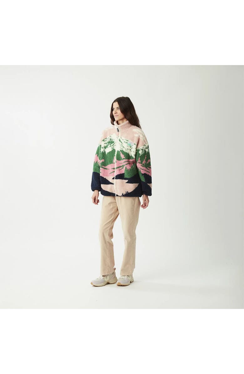 Picture Organic Nyss Zip Fleece Jacket - Women's, Alternate, color, Cloudy Landscape Women