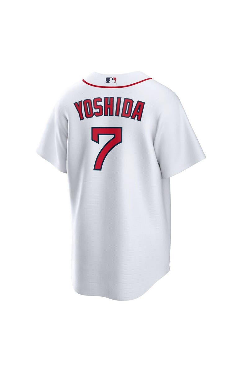 Nike Men's Nike Masataka Yoshida White Boston Red Sox Home Official Replica Player Jersey, Alternate, color,