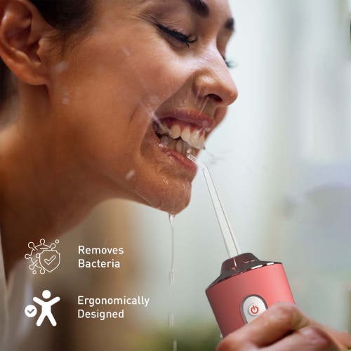 Pursonic Water Flosser & Portable Sonic Toothbrush Oral Care Bundle In Pink