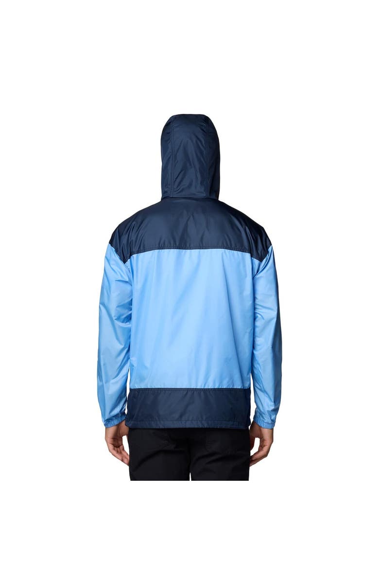 Columbia Men's Columbia Carolina Blue North Carolina Tar Heels Flash Challenger II Omni-Shade Full-Zip Hoodie Windbreaker Jacket, Alternate, color, Blue