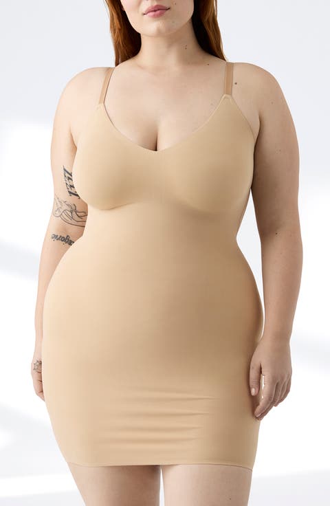 True Body Every Day Smoothing Slip Dress (Regular & Plus)
