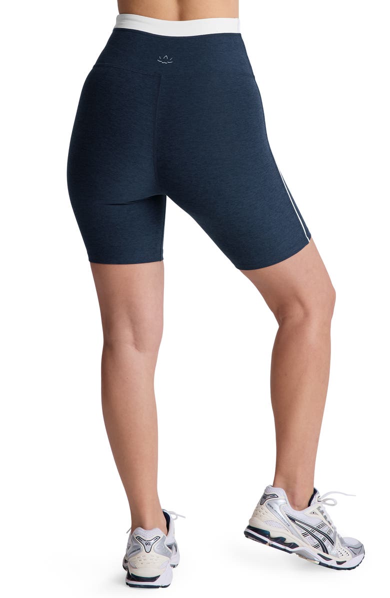 Beyond Yoga Spacedye Trophy Bike Shorts, Alternate, color, Nocturnal Navy/Cloud