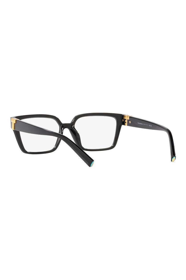 55mm Rectangular Optical Glasses, Alternate, color, BLACK