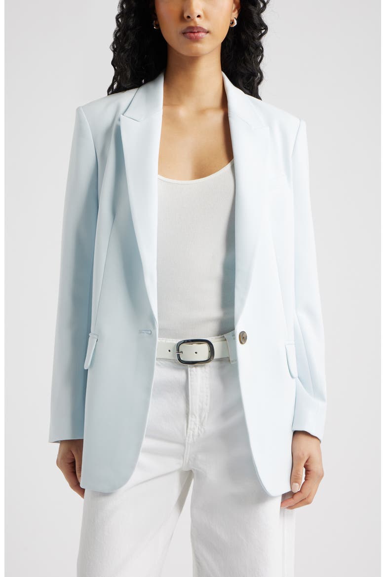 Icon Twill Blazer, Main, color, BLUE BREEZE