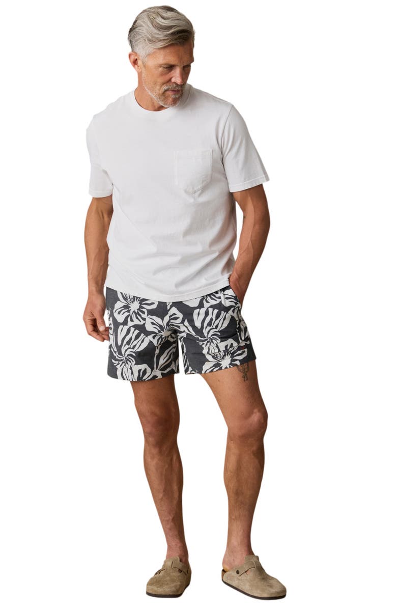 Faherty All Day<sup>™</sup> Swim Trunks, Alternate, color, Midnight White Floral