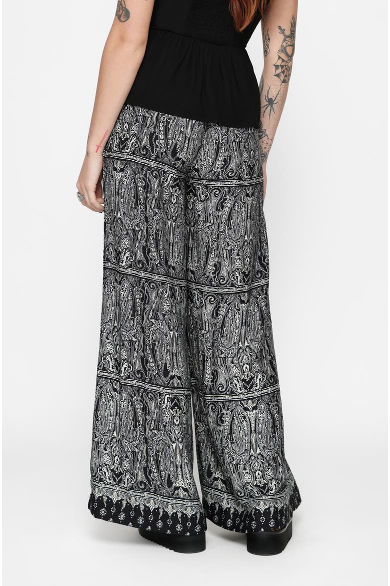 Zelira Palazzo Pant, Alternate, color, Black
