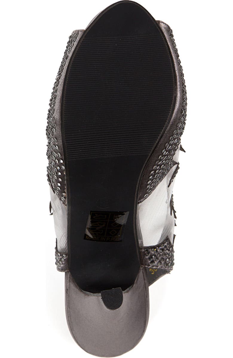 LADY COUTURE Dream Peep Toe Slingback Pump, Alternate, color, Pewter