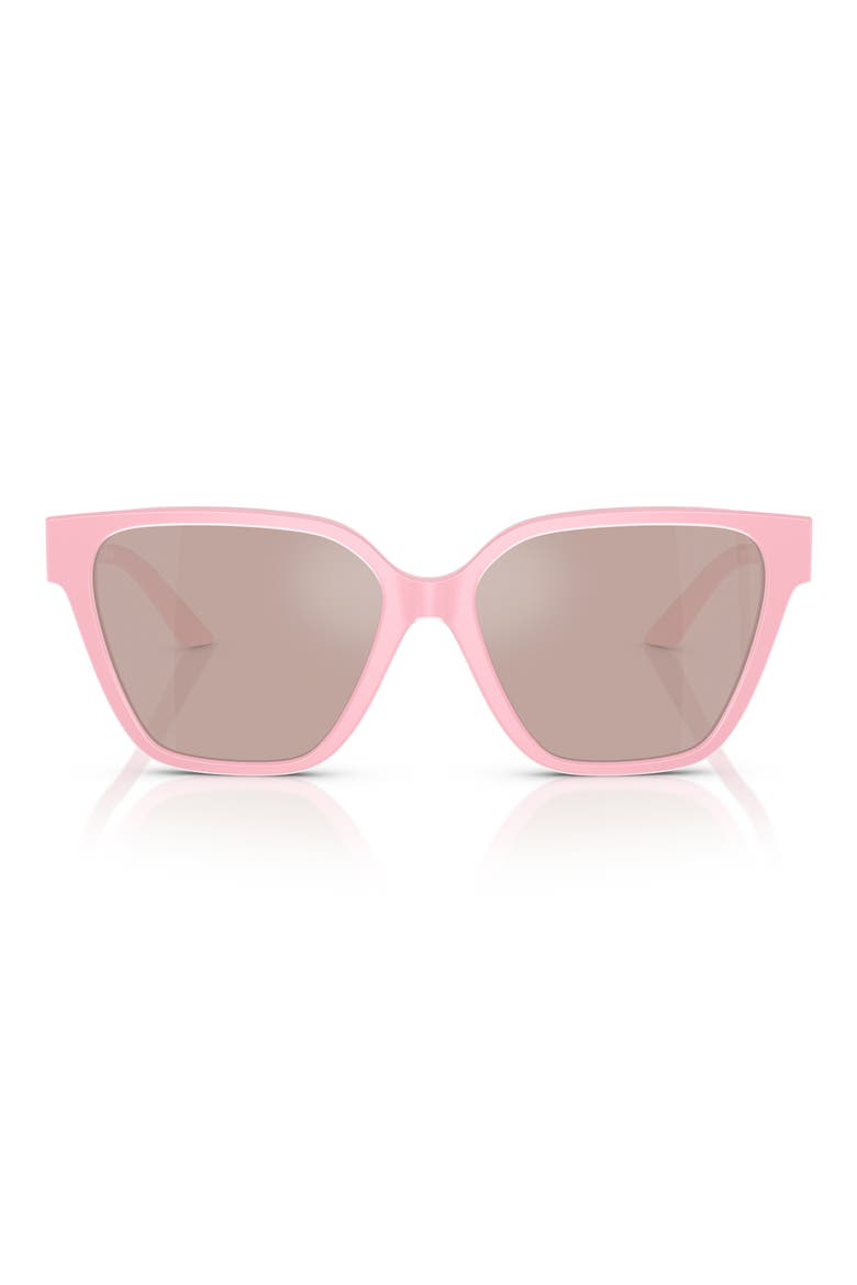 56mm Butterfly Sunglasses, Main, color, PINK GRADIENT