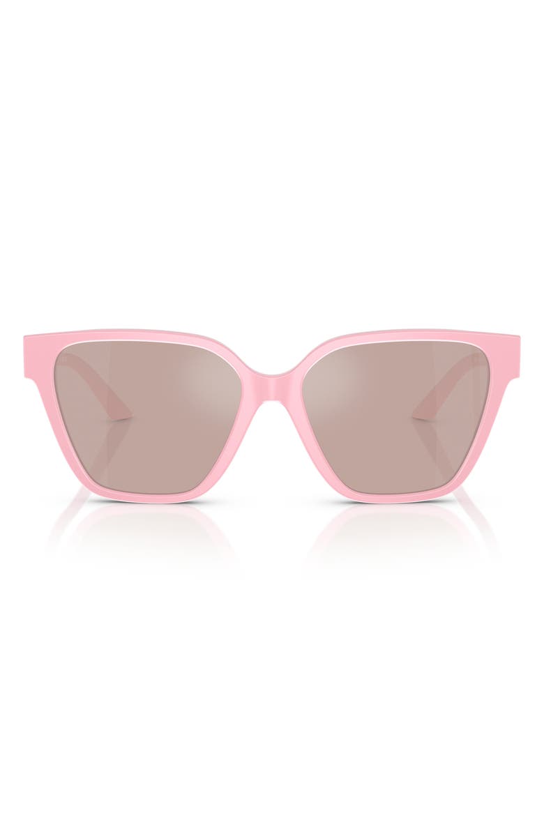 Versace 56mm Butterfly Sunglasses, Main, color, Pink Gradient