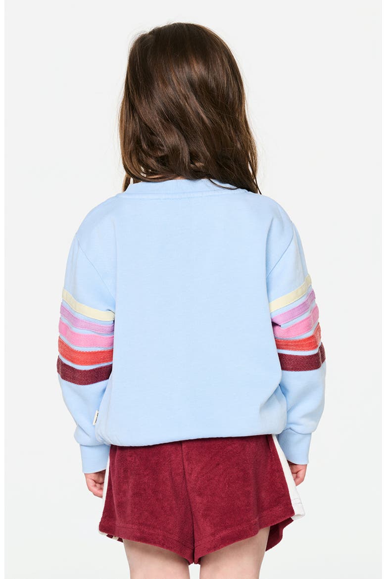 Kids' Surf Revival Crewneck Sweatshirt, Alternate, color, SKY BLUE