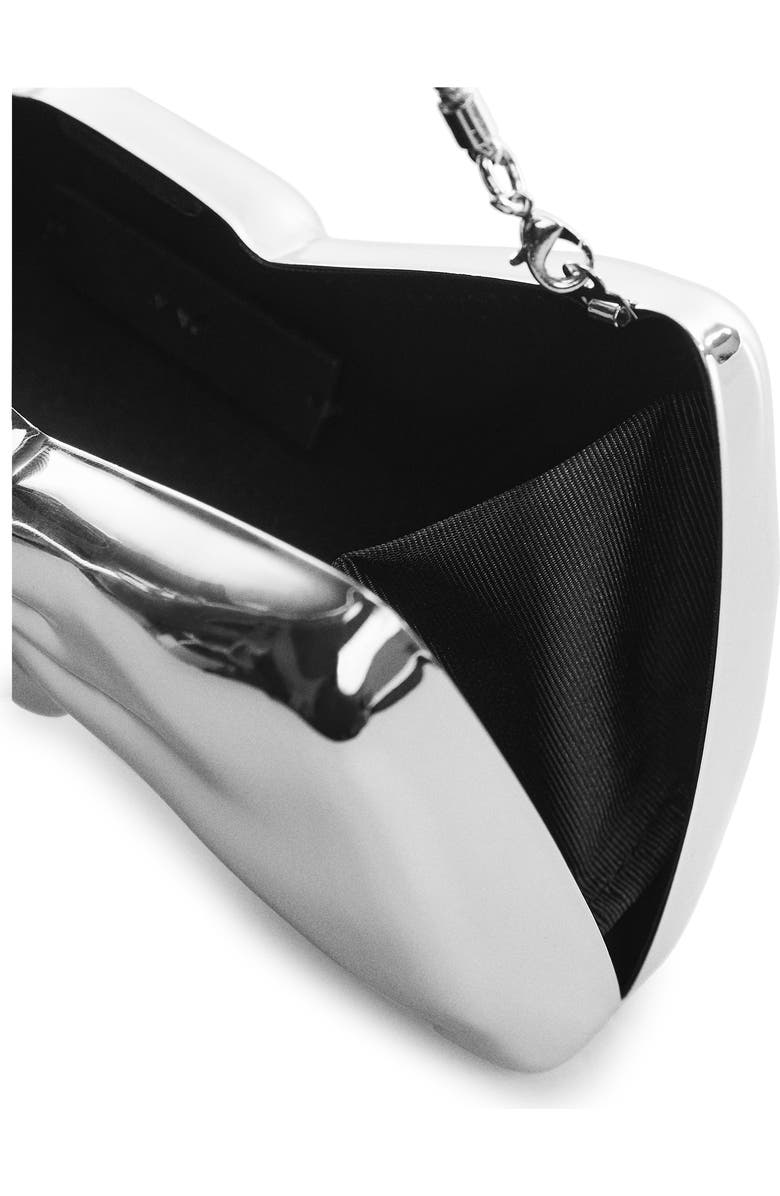 MANGO Metallic Bow Clutch, Alternate, color,