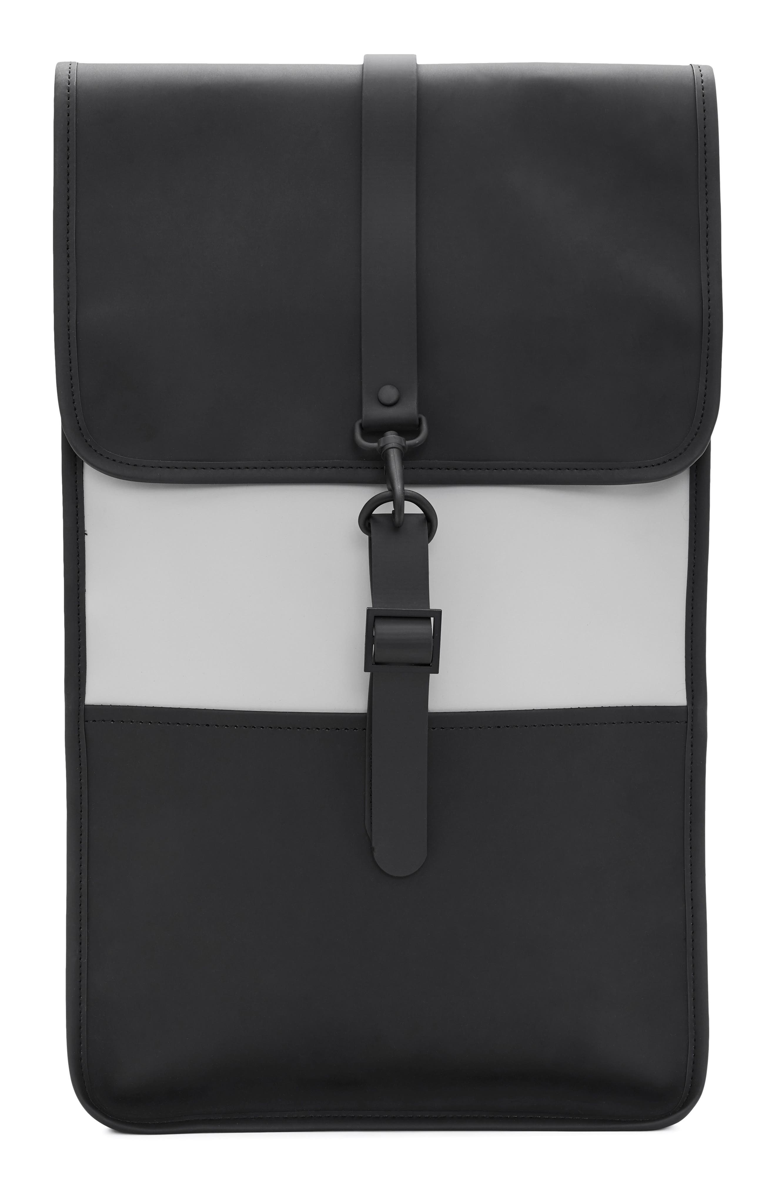 Waterproof Backpack, Main, color, BLACK/ STONE