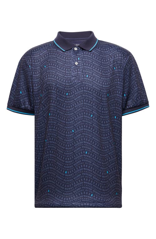 Psycho Bunny Winston Print Sport Polo