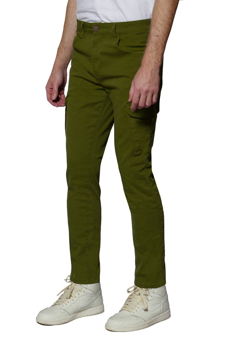 Preston Slim Fit Cargo Jeans, Alternate, color, ARMY