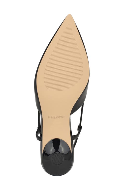 NINE WEST NINE WEST RHONDA SLINGBACK POINTED TOE KITTEN HEEL PUMP