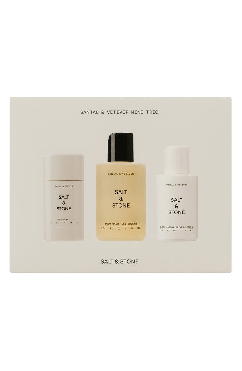 SALT & STONE Santal & Vetiver Mini Trio Discovery Set, Main, color, 