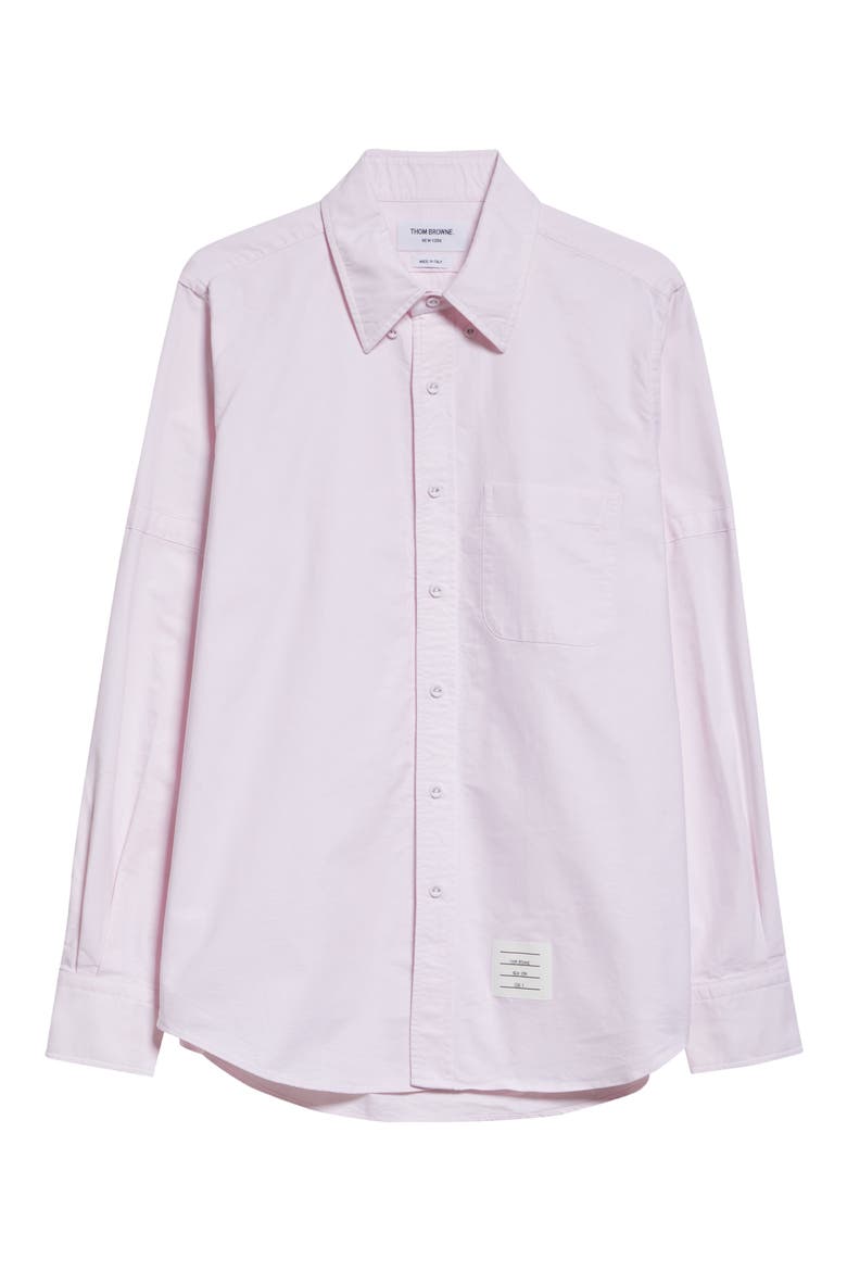 Straight Fit Cotton Oxford Button-Down Shirt, Alternate, color, LIGHT PINK