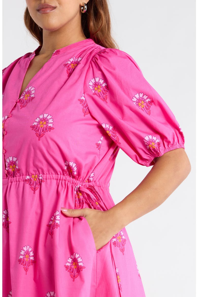 Scarlett Floral Hesper Minidress, Alternate, color, FUCHSIA-PINKS
