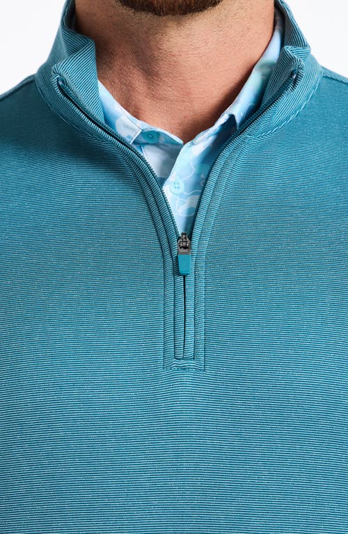 Robert Graham Troland Quarter Zip Sweater In Blue