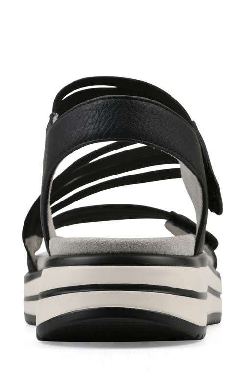 Cliffs By White Mountain Hapford Sandal In Black Nubuck
