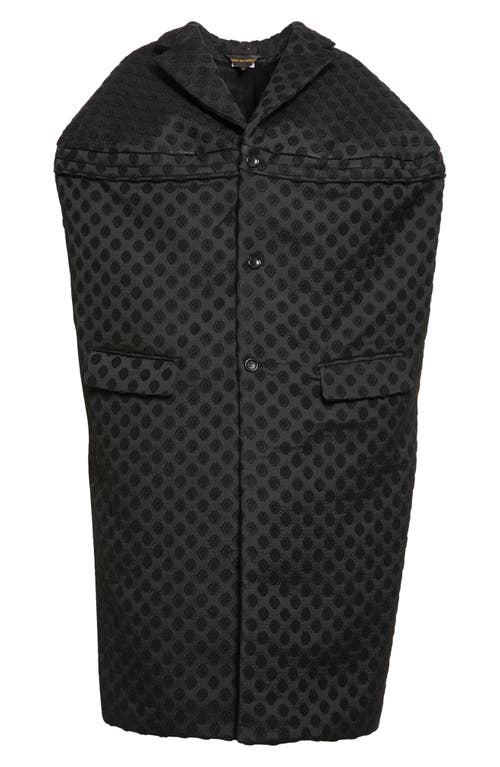 COMME DES GARÇONS COMME DES GARÇONS CIRCLE JACQUARD COAT
