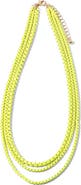 Erin McDermott Jewelry Triple Strand Neon