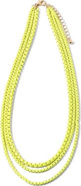 Erin McDermott Jewelry Triple Strand Neon