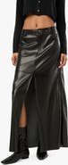 WeWoreWhat Vegan Leather Maxi Skirt