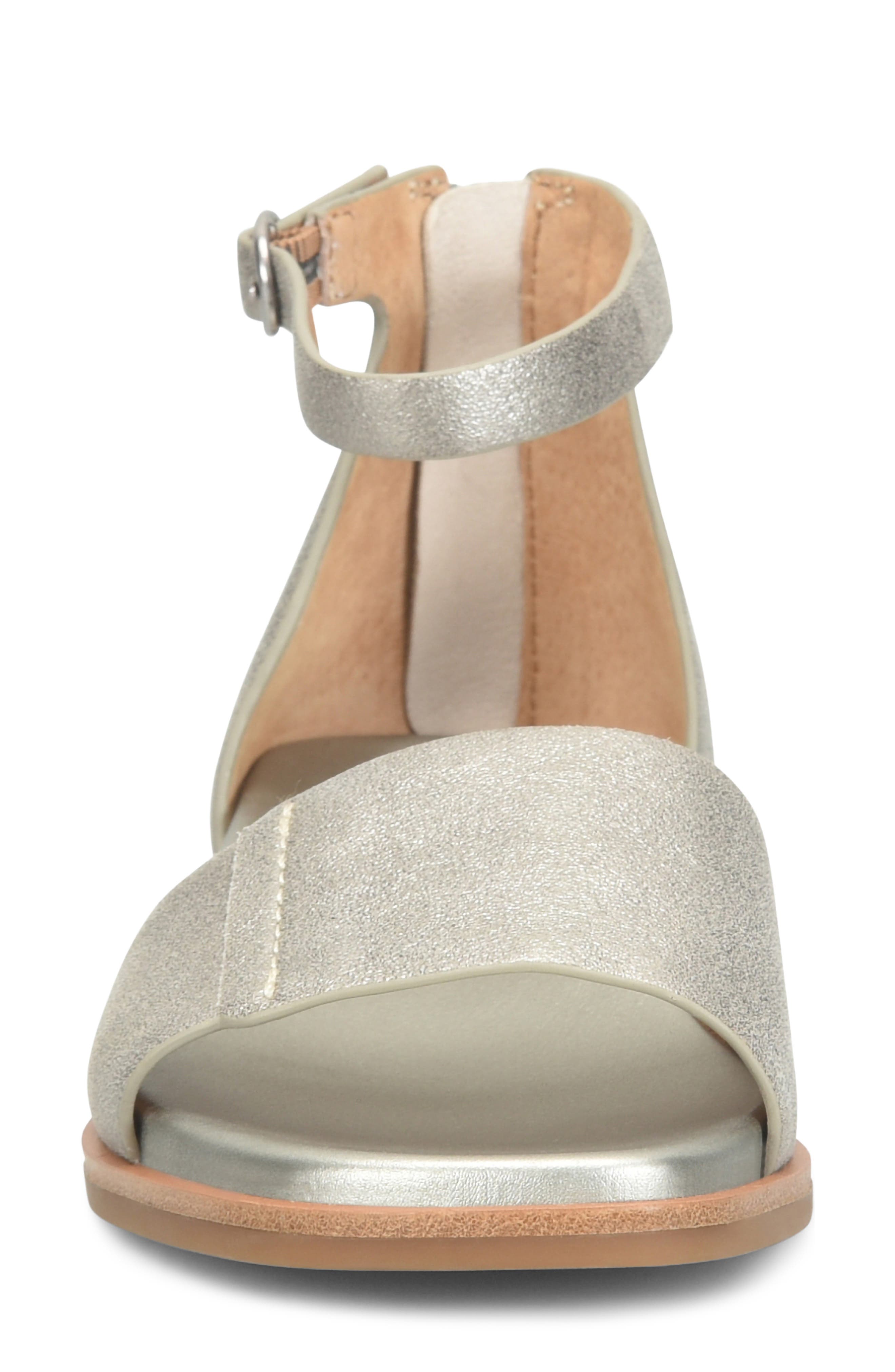 Söfft Reyna Ankle Strap Sandal, Alternate, color, Anthracite