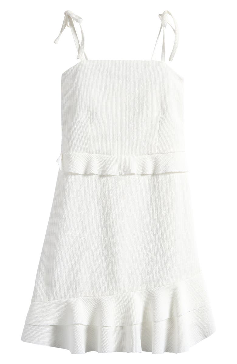 Ava & Yelly Kids' Textured Knit Dress, Main, color, White