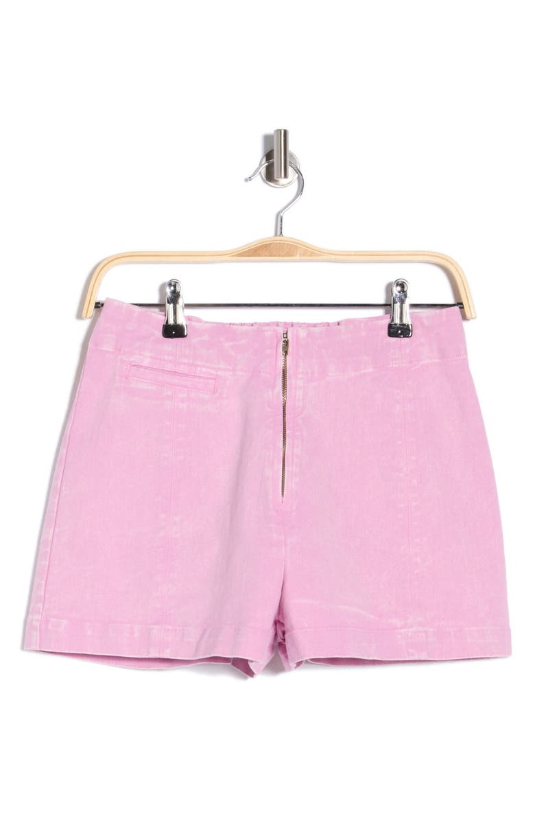 Young, Fabulous & Broke Zip Front Cotton Blend Shorts, Alternate, color, Purple Jasmine Mineral