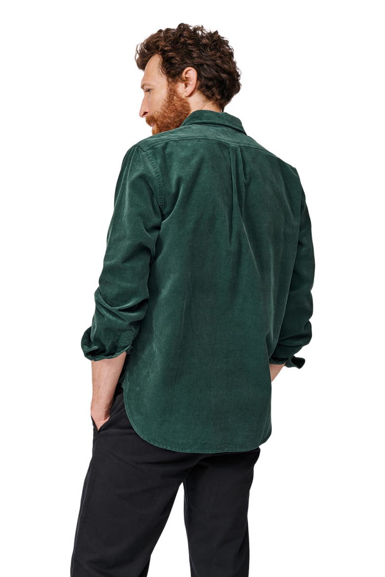 Haworth Corduroy Shirt, Alternate, color, Dark Green