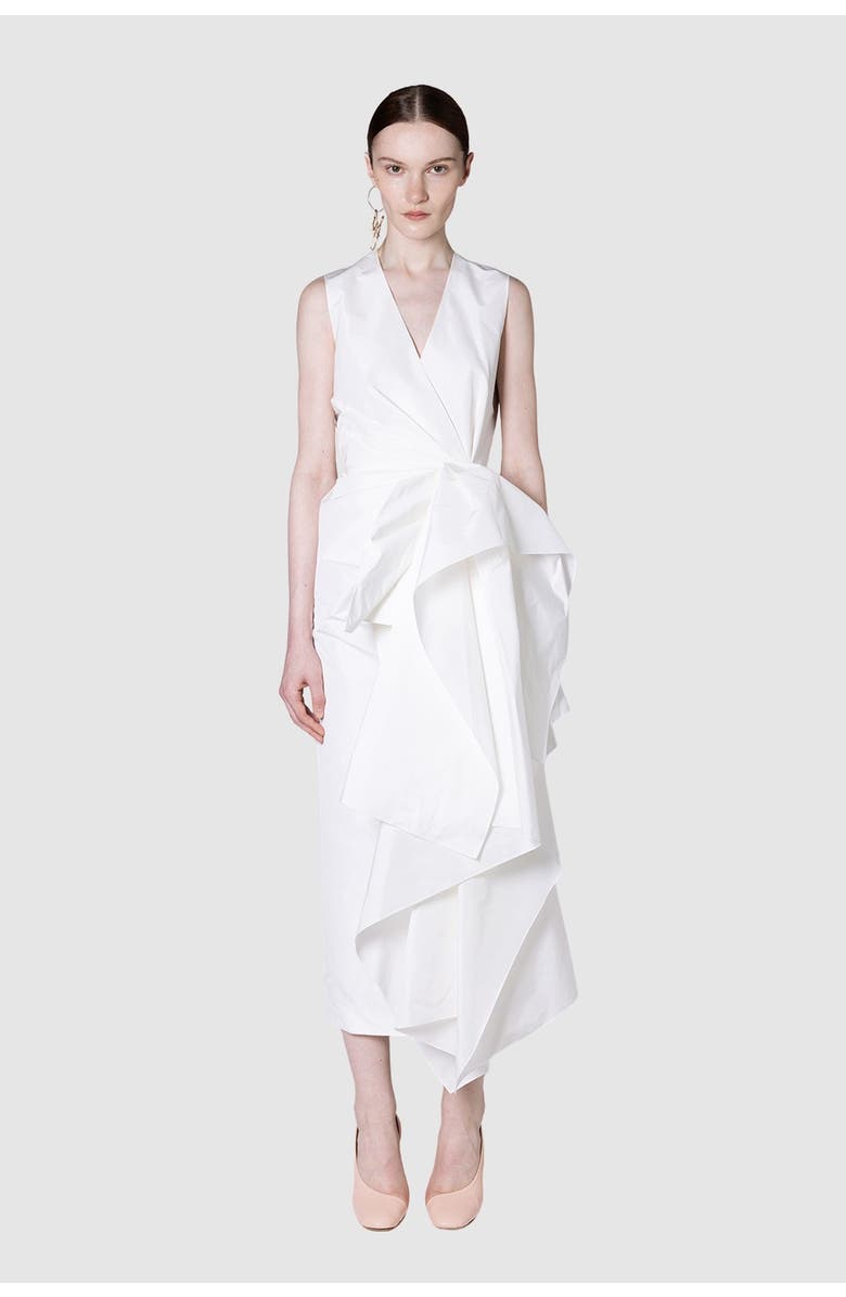 Roksanda Esra Taffeta Bridal Dress, Main, color, Ivory