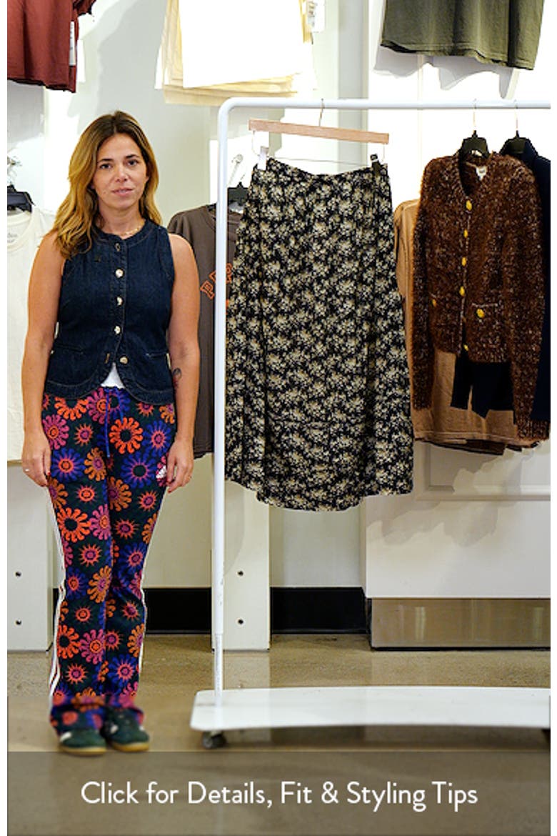 Marcie Floral Print Organic Cotton Skirt video