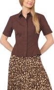 Halogen® Princess Seam Button-Up Shirt