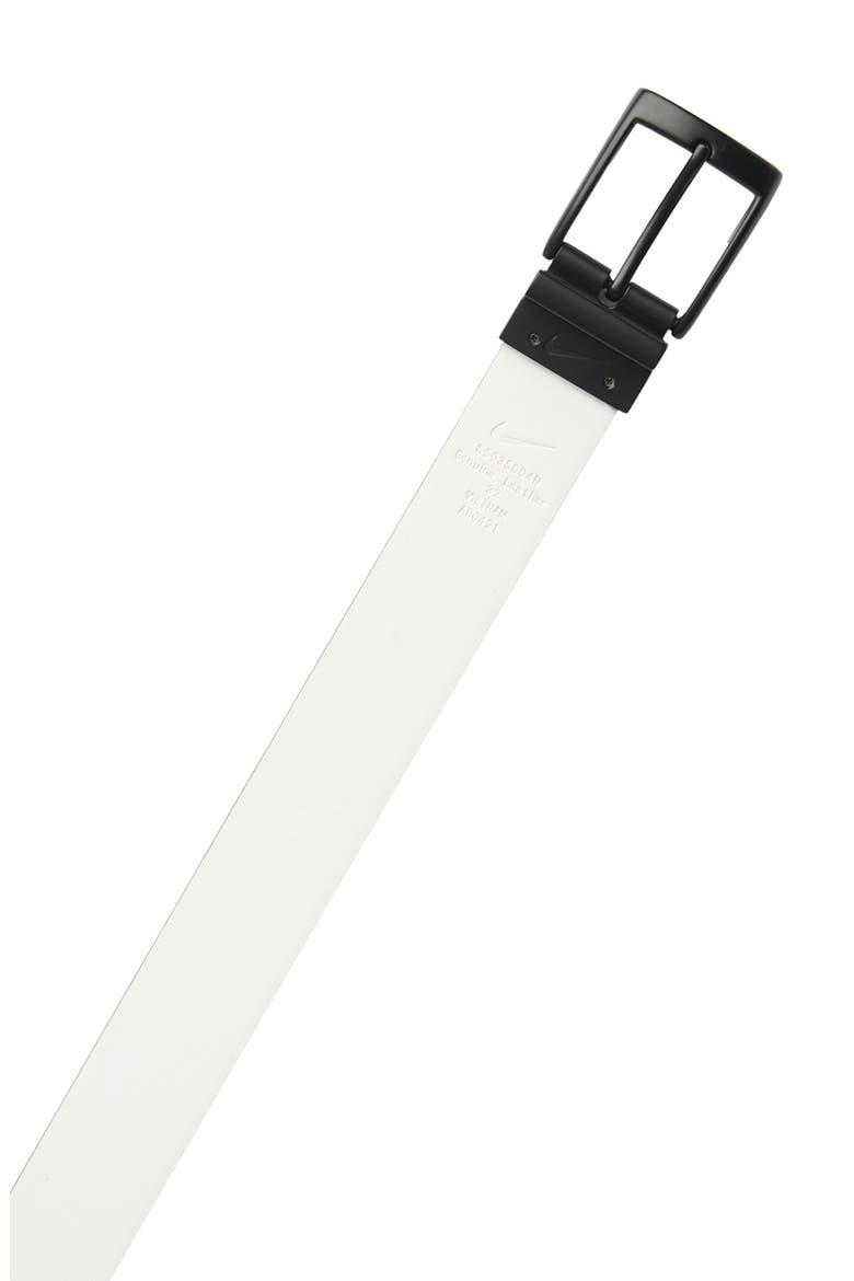 Reversible Carbon Fiber Textured Belt, Alternate, color, BLACK/WHITE