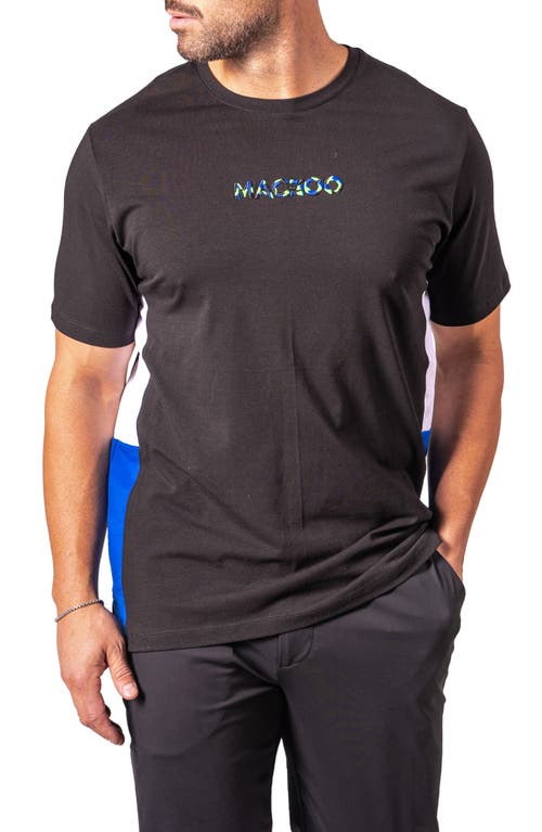 Maceoo Resistance Embroidered T-shirt In Black