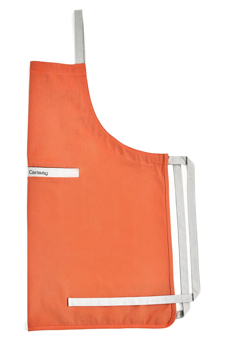 Cotton Apron, Alternate, color, PERRACOTTA