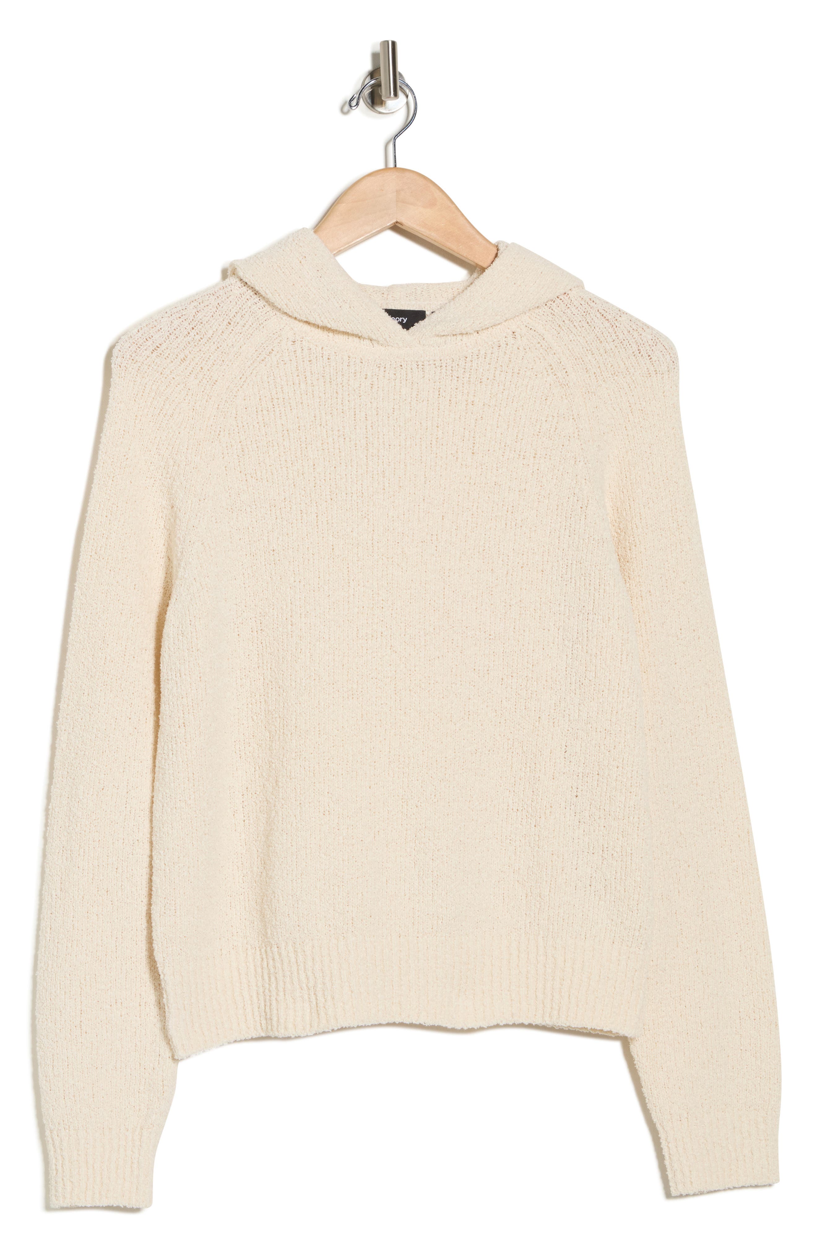 Theory Bouclè Knit Hoodie