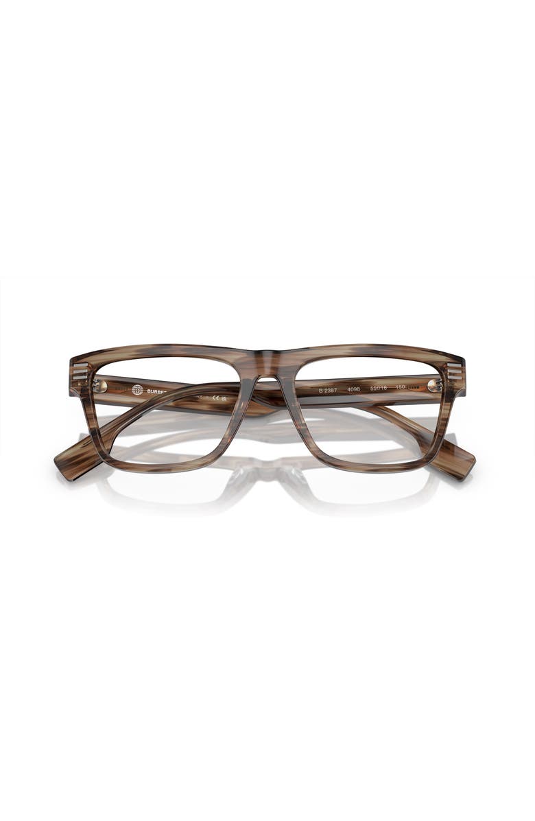 Burberry 53mm Square optical glasses, Alternate, color, Green